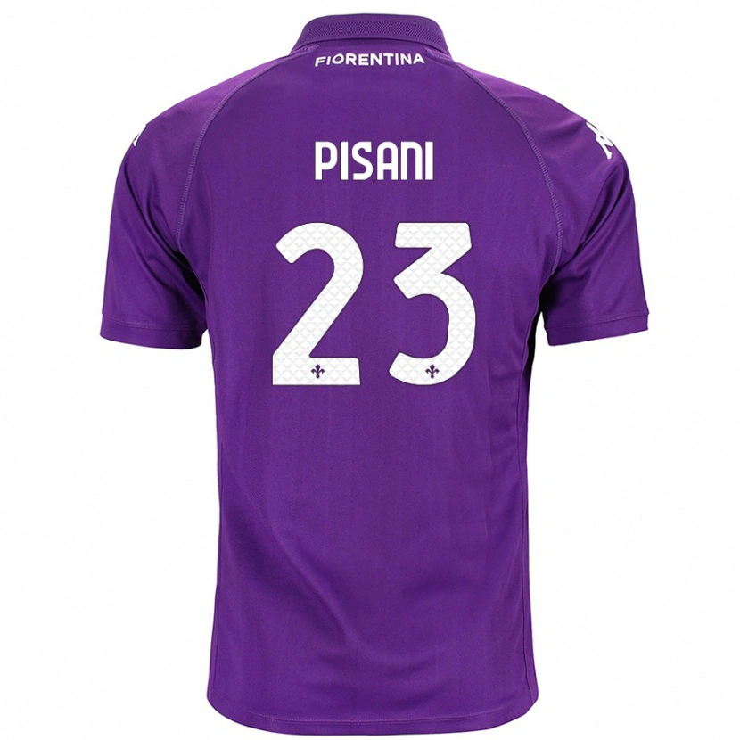 Danxen Barn Diego Pisani #23 Purpur Hemmatröja Matchtröjor 2024/25 Tröjor T-Tröja