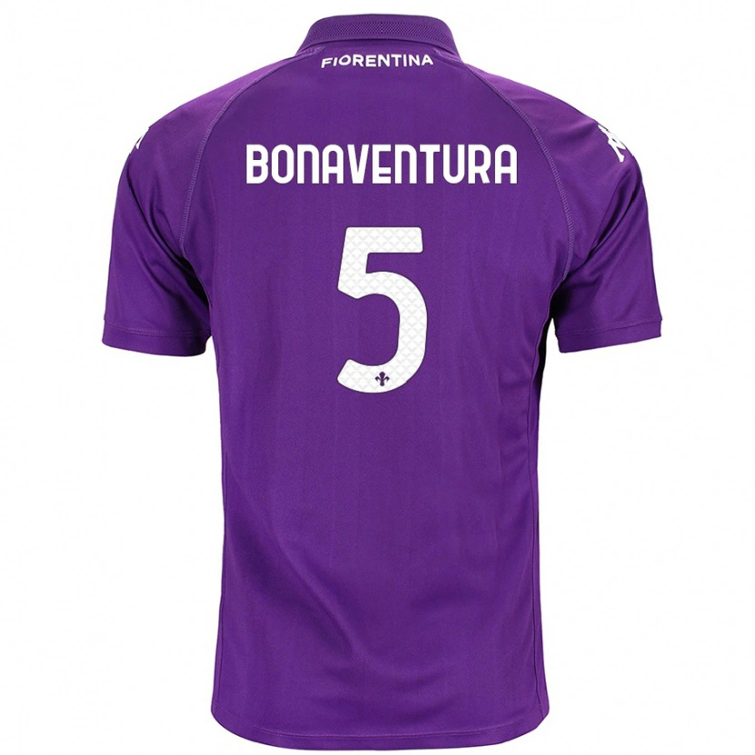 Danxen Barn Giacomo Bonaventura #5 Purpur Hemmatröja Matchtröjor 2024/25 Tröjor T-Tröja