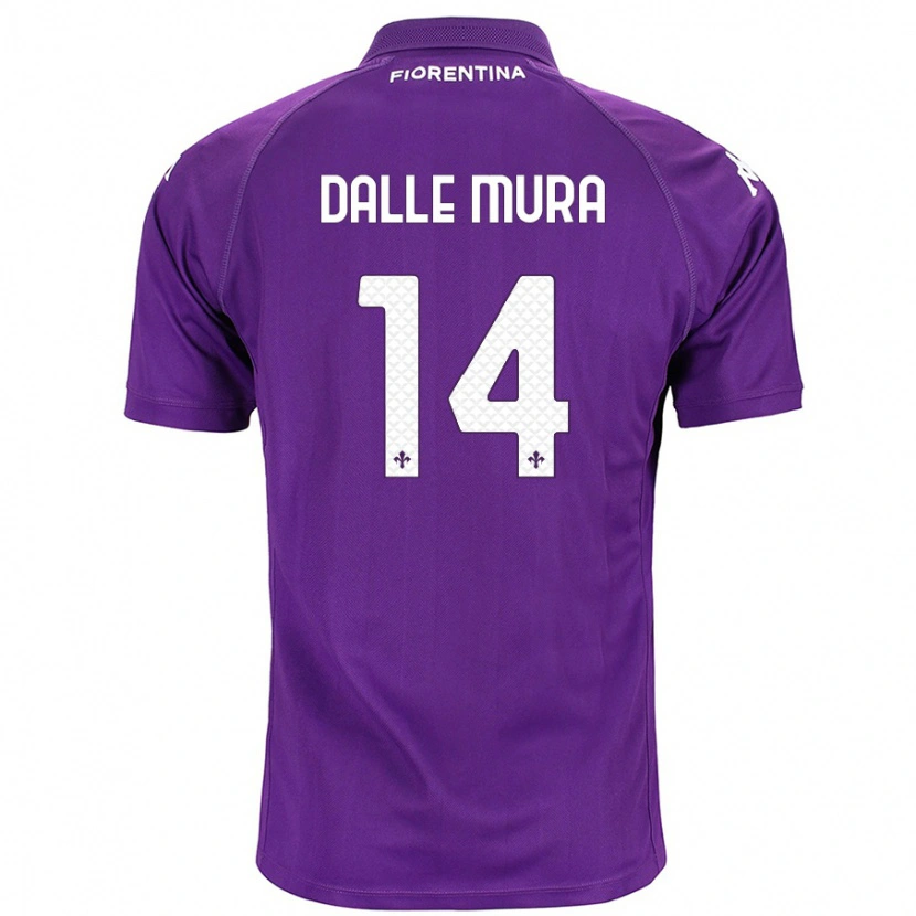 Danxen Barn Christian Dalle Mura #14 Purpur Hemmatröja Matchtröjor 2024/25 Tröjor T-Tröja