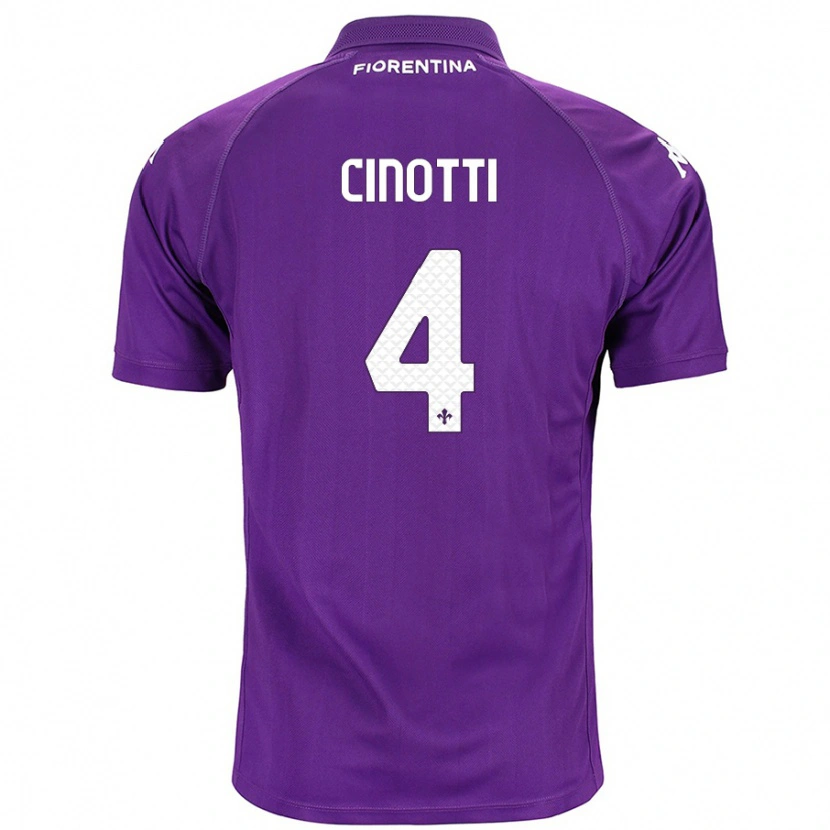 Danxen Barn Norma Cinotti #4 Purpur Hemmatröja Matchtröjor 2024/25 Tröjor T-Tröja