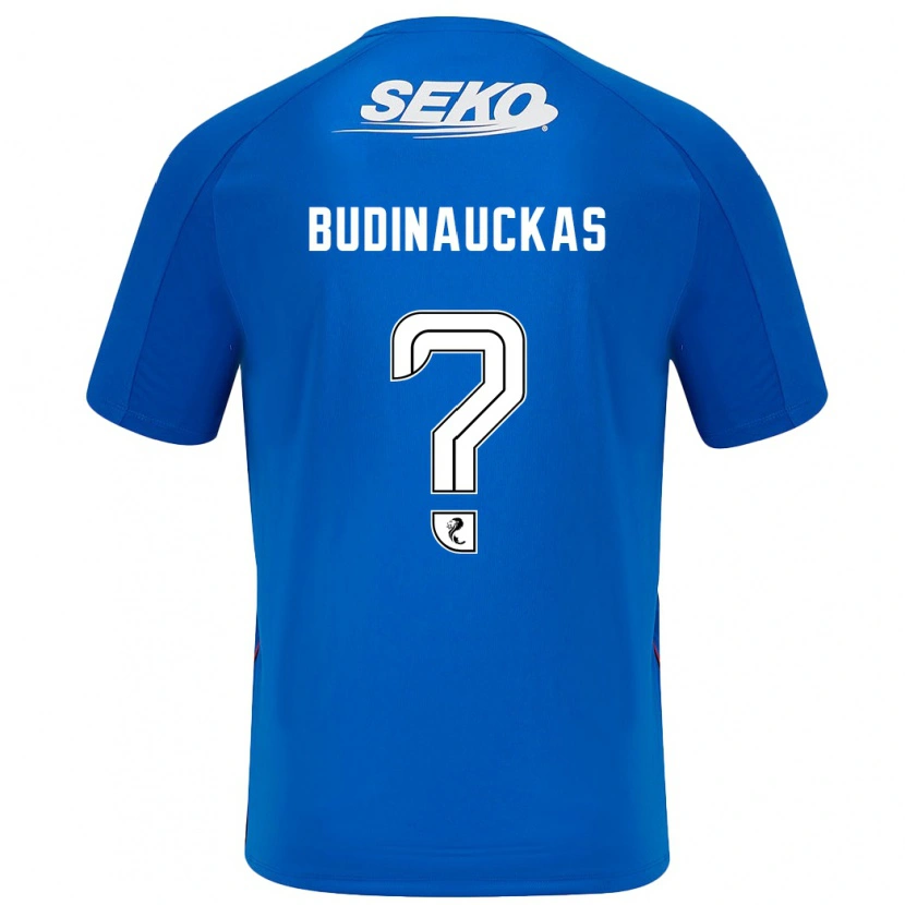 Danxen Barn Lewis Budinauckas #0 Mörkblå Hemmatröja Matchtröjor 2024/25 Tröjor T-Tröja