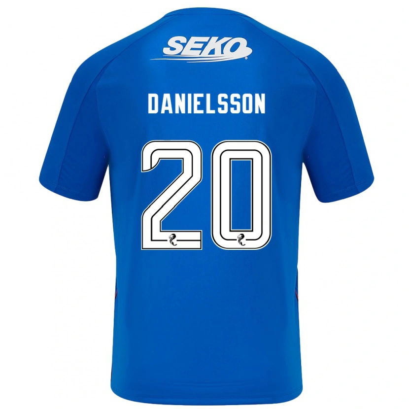 Danxen Barn Jenny Julia Danielsson #20 Mörkblå Hemmatröja Matchtröjor 2024/25 Tröjor T-Tröja