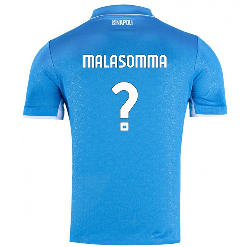 Danxen Barn Matteo Malasomma #0 Himmelsblå Hemmatröja Matchtröjor 2024/25 Tröjor T-Tröja
