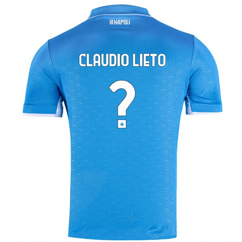 Danxen Barn Claudio Lieto #0 Himmelsblå Hemmatröja Matchtröjor 2024/25 Tröjor T-Tröja