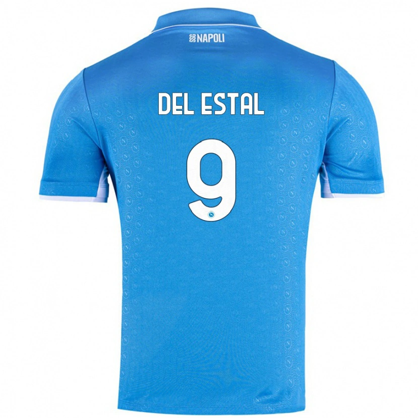 Danxen Barn Eli Del Estal #9 Himmelsblå Hemmatröja Matchtröjor 2024/25 Tröjor T-Tröja