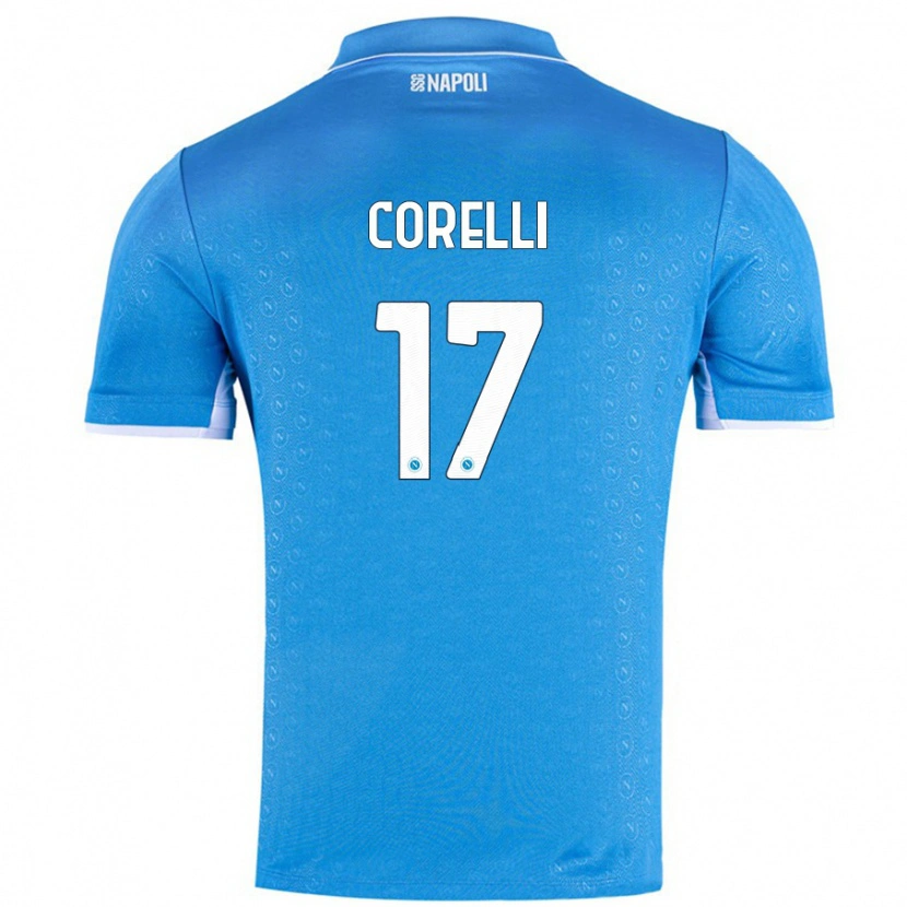Danxen Barn Alice Corelli #17 Himmelsblå Hemmatröja Matchtröjor 2024/25 Tröjor T-Tröja