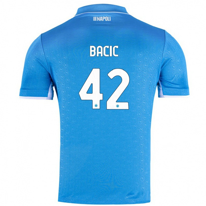 Danxen Barn Doris Bačić #42 Himmelsblå Hemmatröja Matchtröjor 2024/25 Tröjor T-Tröja