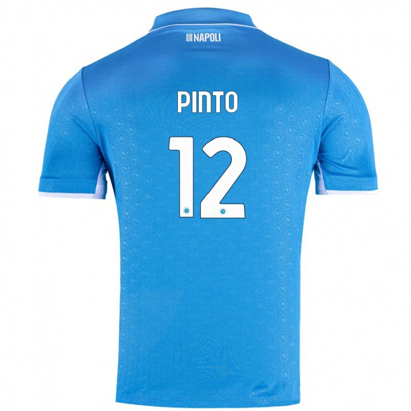 Danxen Barn Ciro Pinto #12 Himmelsblå Hemmatröja Matchtröjor 2024/25 Tröjor T-Tröja