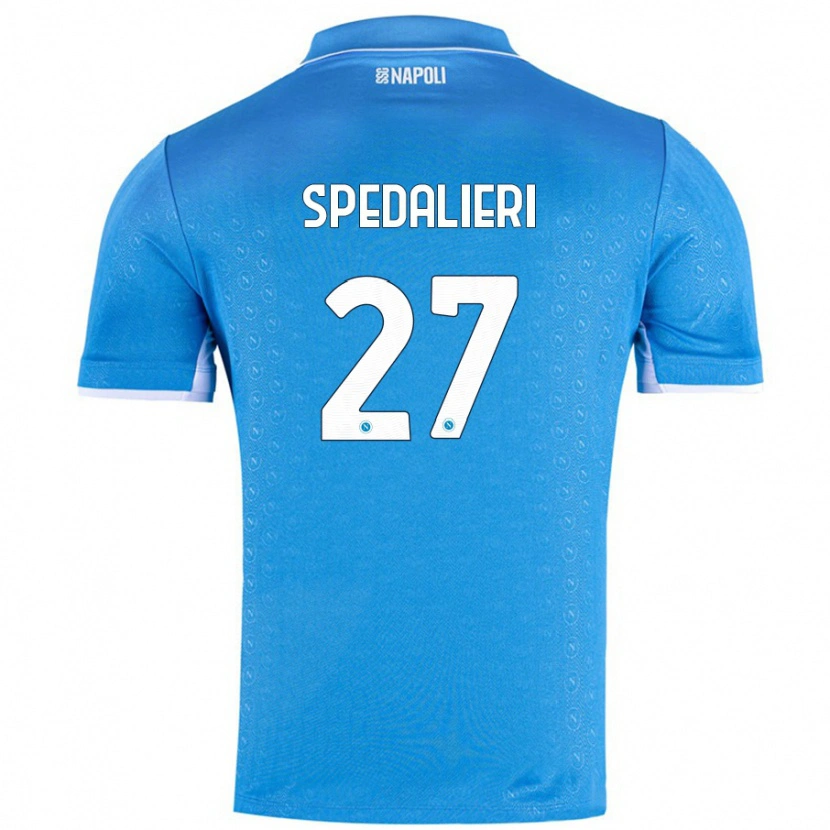 Danxen Barn Johnatan Andrea Spedalieri #27 Himmelsblå Hemmatröja Matchtröjor 2024/25 Tröjor T-Tröja