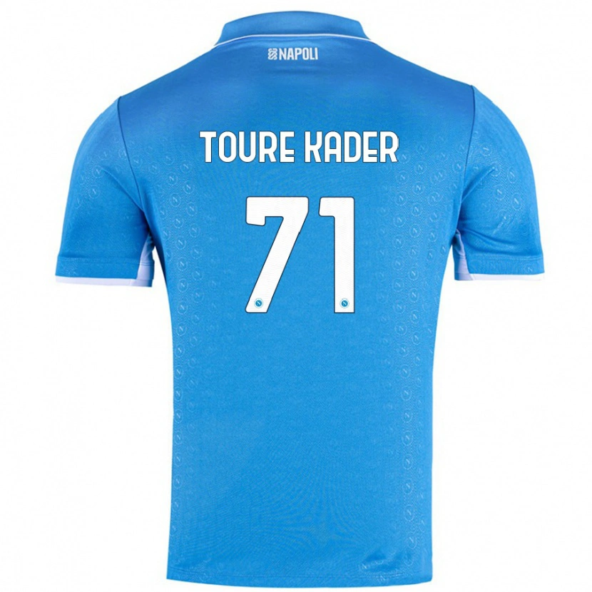 Danxen Barn Aziz Toure Kader #71 Himmelsblå Hemmatröja Matchtröjor 2024/25 Tröjor T-Tröja