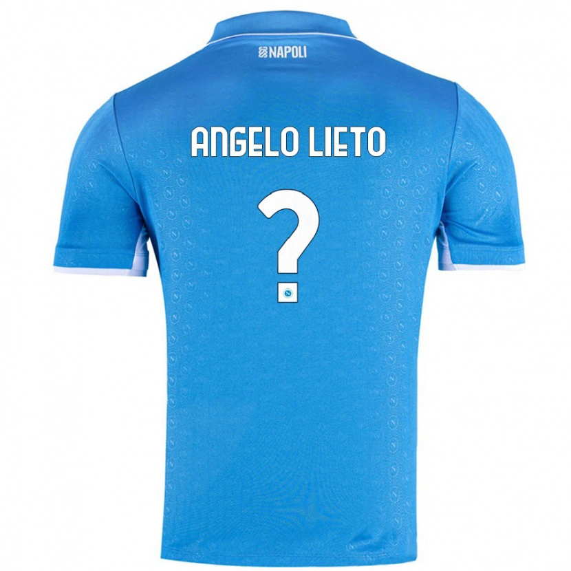Danxen Barn Angelo Lieto #0 Himmelsblå Hemmatröja Matchtröjor 2024/25 Tröjor T-Tröja