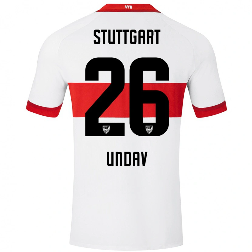 Danxen Barn Deniz Undav #26 Vit Röd Hemmatröja Matchtröjor 2024/25 Tröjor T-Tröja