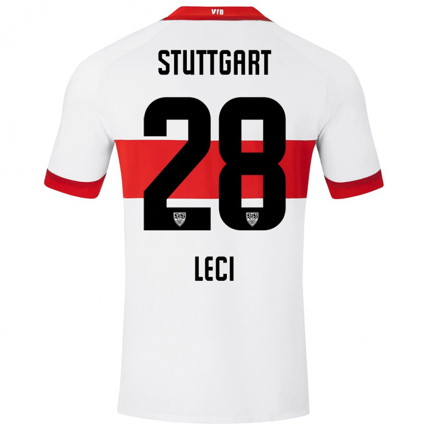 Danxen Barn Besarta Leci #28 Vit Röd Hemmatröja Matchtröjor 2024/25 Tröjor T-Tröja