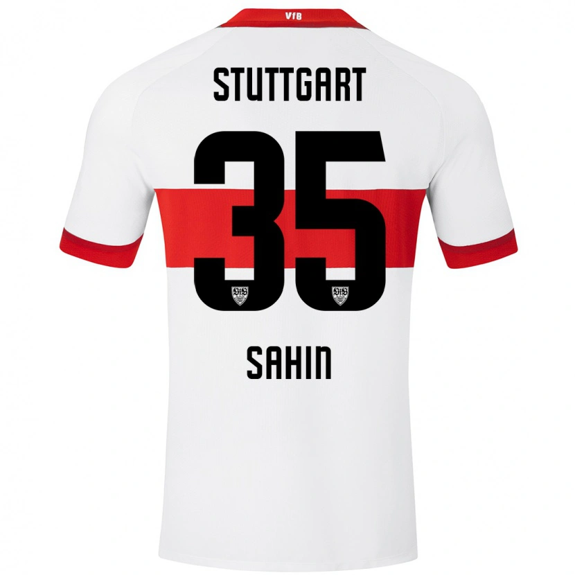 Danxen Barn Mehmet Sahin #35 Vit Röd Hemmatröja Matchtröjor 2024/25 Tröjor T-Tröja