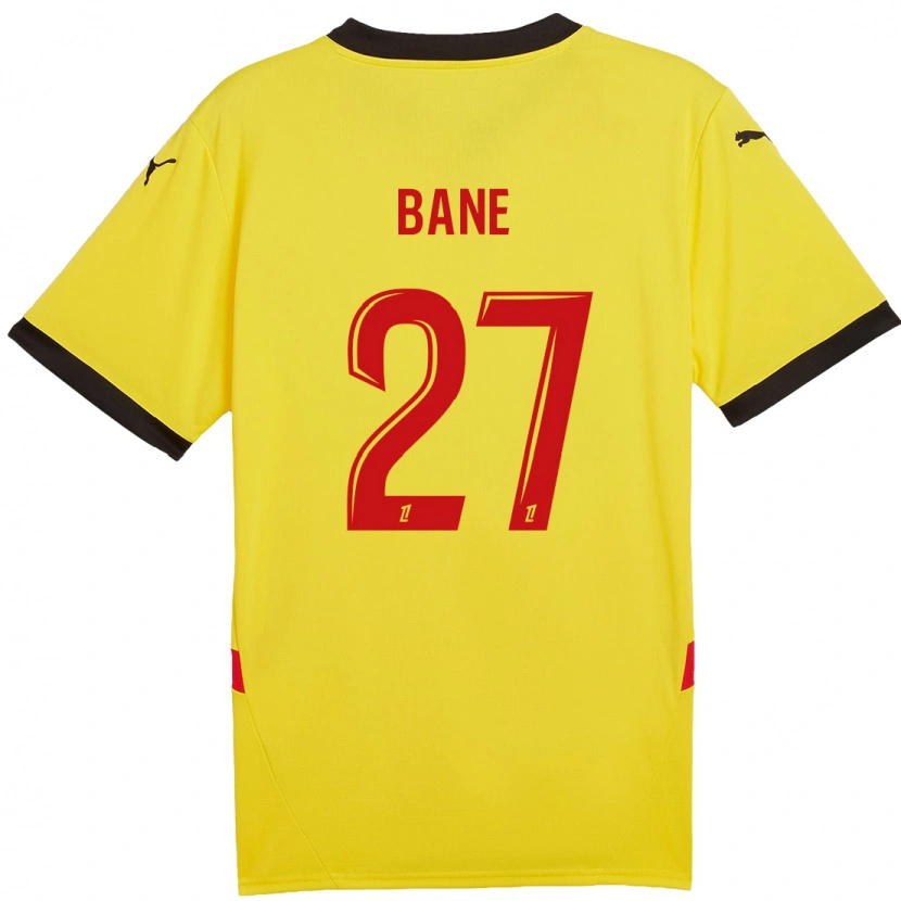 Danxen Barn Sidi Bane #27 Gul Röd Hemmatröja Matchtröjor 2024/25 Tröjor T-Tröja