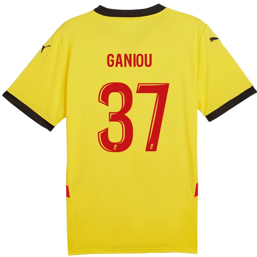 Danxen Barn Ismaëlo Ganiou #37 Gul Röd Hemmatröja Matchtröjor 2024/25 Tröjor T-Tröja