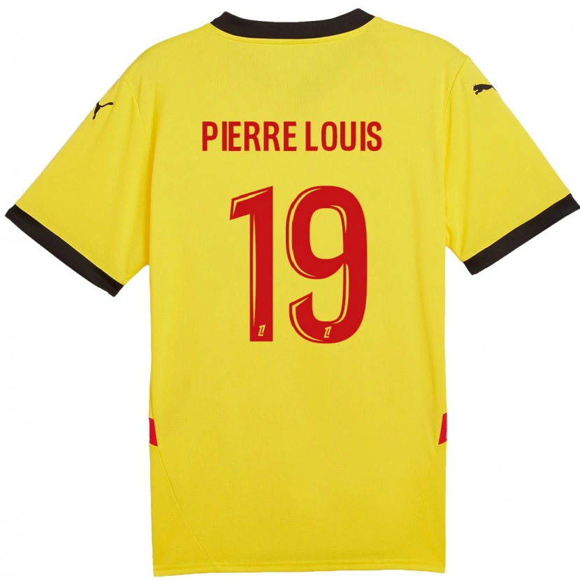 Danxen Barn Dayana Pierre-Louis #19 Gul Röd Hemmatröja Matchtröjor 2024/25 Tröjor T-Tröja