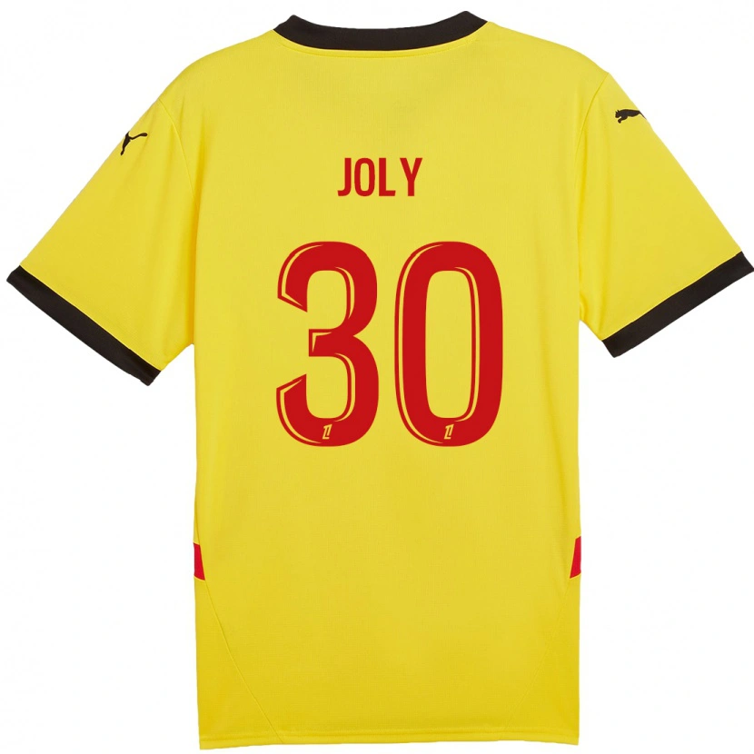 Danxen Barn Blandine Joly #30 Gul Röd Hemmatröja Matchtröjor 2024/25 Tröjor T-Tröja