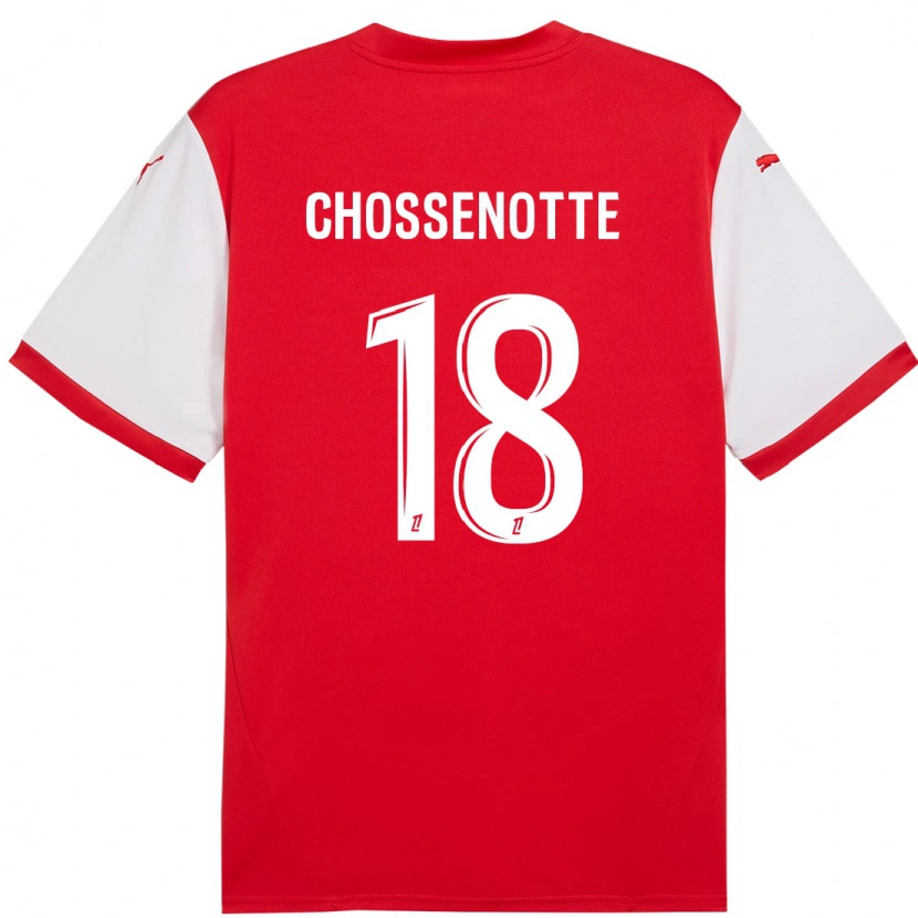 Danxen Barn Shana Chossenotte #18 Röd Vit Hemmatröja Matchtröjor 2024/25 Tröjor T-Tröja