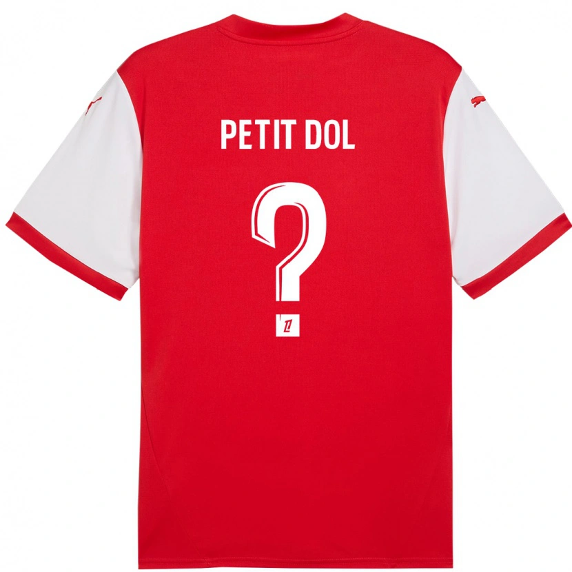 Danxen Barn Alvin Petit Dol #0 Röd Vit Hemmatröja Matchtröjor 2024/25 Tröjor T-Tröja