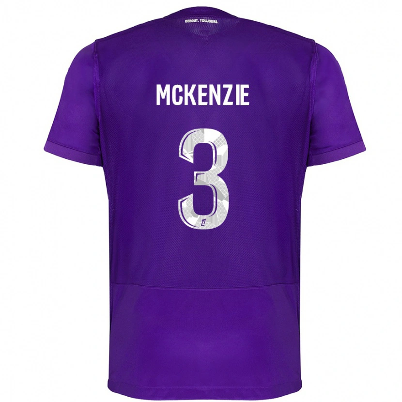 Danxen Barn Mark Mckenzie #3 Lila Vit Hemmatröja Matchtröjor 2024/25 Tröjor T-Tröja