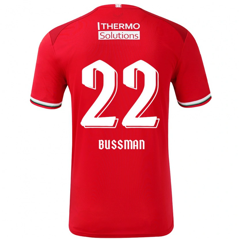 Danxen Barn Fiene Bussman #22 Röd Vit Hemmatröja Matchtröjor 2024/25 Tröjor T-Tröja