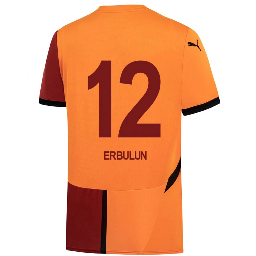Danxen Barn Helin Erbulun #12 Gul Röd Hemmatröja Matchtröjor 2024/25 Tröjor T-Tröja