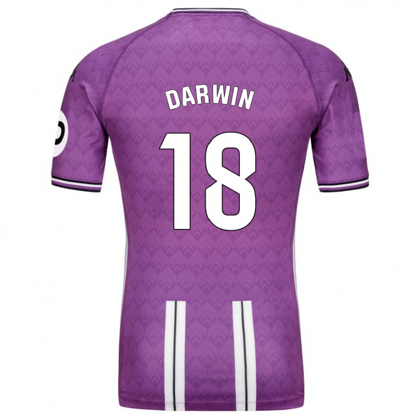 Danxen Barn Darwin Machís #18 Lila Vit Hemmatröja Matchtröjor 2024/25 Tröjor T-Tröja