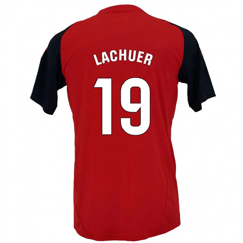 Danxen Barn Mathis Lachuer #19 Röd Svart Hemmatröja Matchtröjor 2024/25 Tröjor T-Tröja