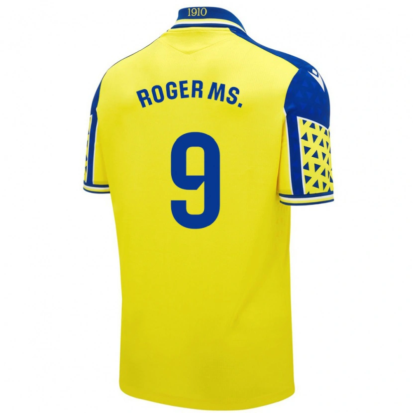 Danxen Barn Roger Martí #9 Gul Blå Hemmatröja Matchtröjor 2024/25 Tröjor T-Tröja