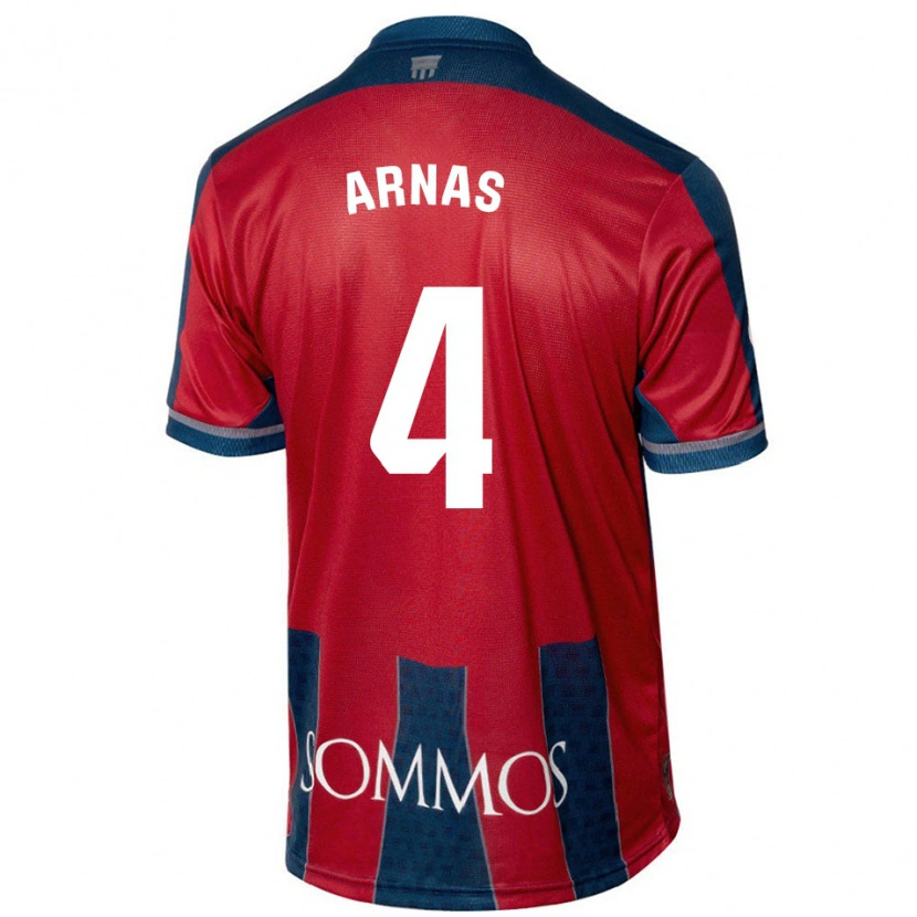 Danxen Barn Iris Arnas #4 Röd Blå Hemmatröja Matchtröjor 2024/25 Tröjor T-Tröja