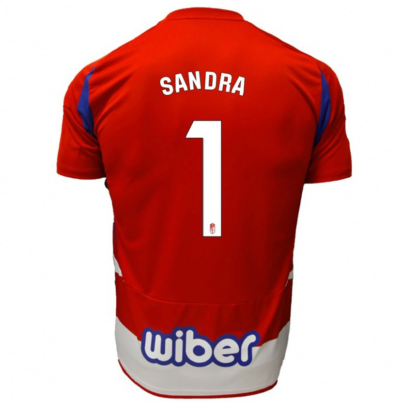 Danxen Barn Sandra #1 Röd Vit Blå Hemmatröja Matchtröjor 2024/25 Tröjor T-Tröja