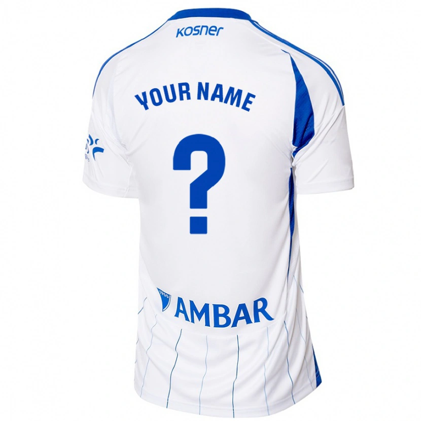 Danxen Barn Ditt Namn #0 Röd Vit Hemmatröja Matchtröjor 2024/25 Tröjor T-Tröja