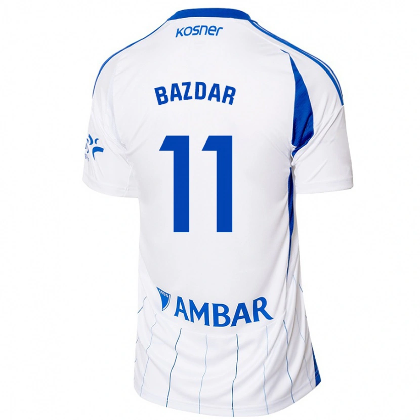 Danxen Barn Samed Bazdar #11 Röd Vit Hemmatröja Matchtröjor 2024/25 Tröjor T-Tröja