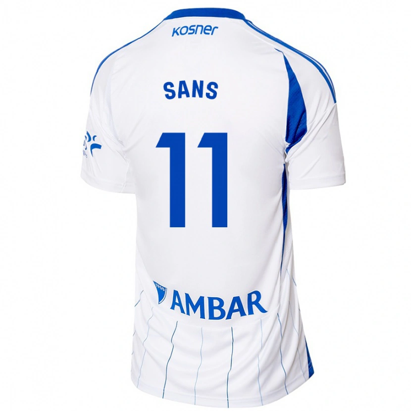 Danxen Barn Pau Sans #11 Röd Vit Hemmatröja Matchtröjor 2024/25 Tröjor T-Tröja