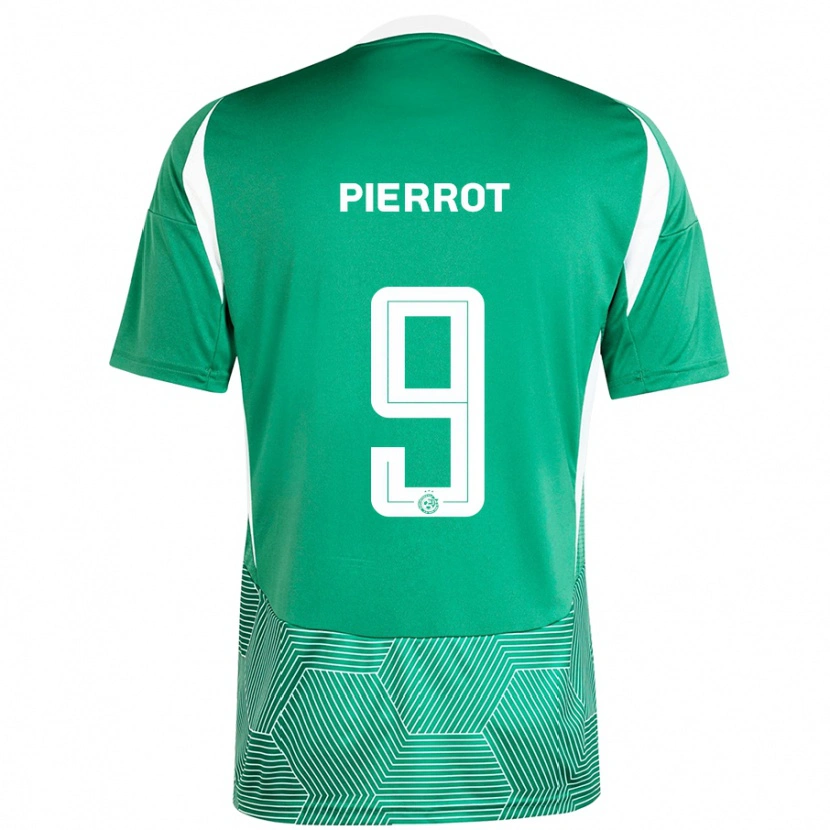 Danxen Barn Frantzdy Pierrot #9 Grön Vit Hemmatröja Matchtröjor 2024/25 Tröjor T-Tröja