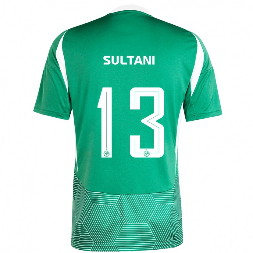 Danxen Barn Tomás Sultani #13 Grön Vit Hemmatröja Matchtröjor 2024/25 Tröjor T-Tröja