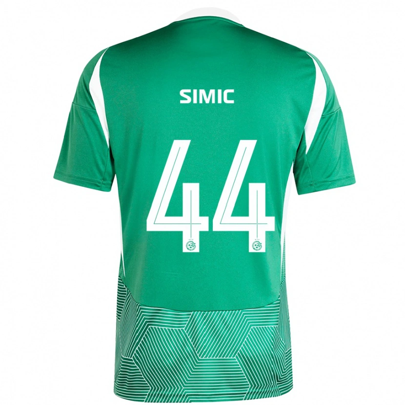 Danxen Barn Lorenco Simic #44 Grön Vit Hemmatröja Matchtröjor 2024/25 Tröjor T-Tröja