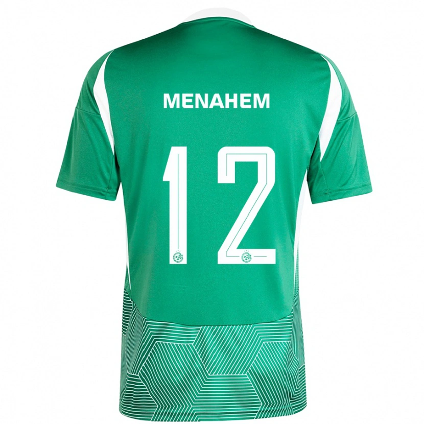Danxen Barn Sun Menahem #12 Grön Vit Hemmatröja Matchtröjor 2024/25 Tröjor T-Tröja