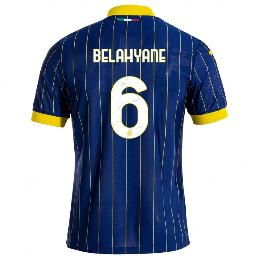 Danxen Barn Reda Belahyane #6 Blågul Hemmatröja Matchtröjor 2024/25 Tröjor T-Tröja
