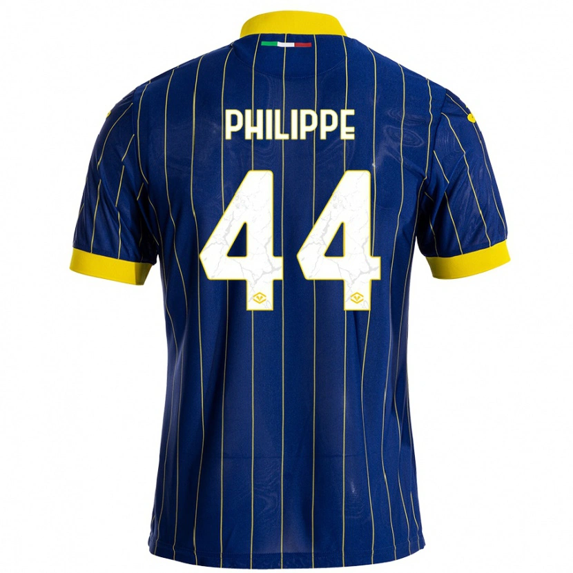 Danxen Barn Mathis Philippe #44 Blågul Hemmatröja Matchtröjor 2024/25 Tröjor T-Tröja