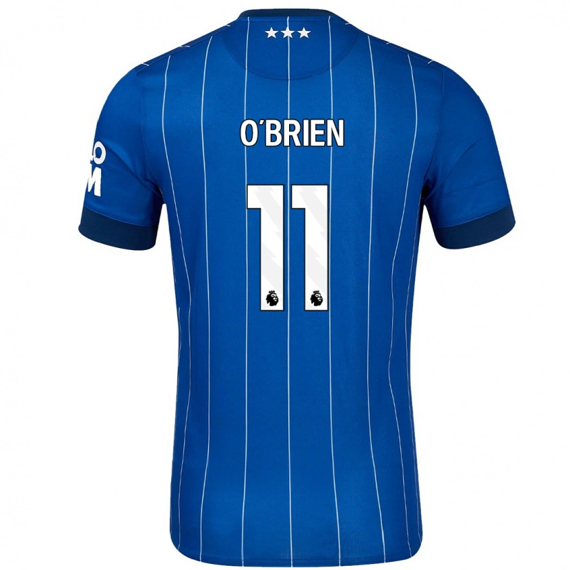 Danxen Barn Lucy O'brien #11 Marinblå Hemmatröja Matchtröjor 2024/25 Tröjor T-Tröja