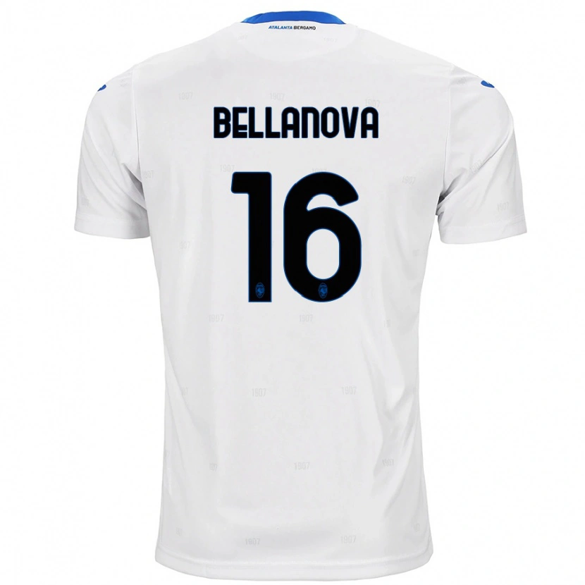 Danxen Barn Raoul Bellanova #16 Vit Bortatröja Matchtröjor 2024/25 Tröjor T-Tröja