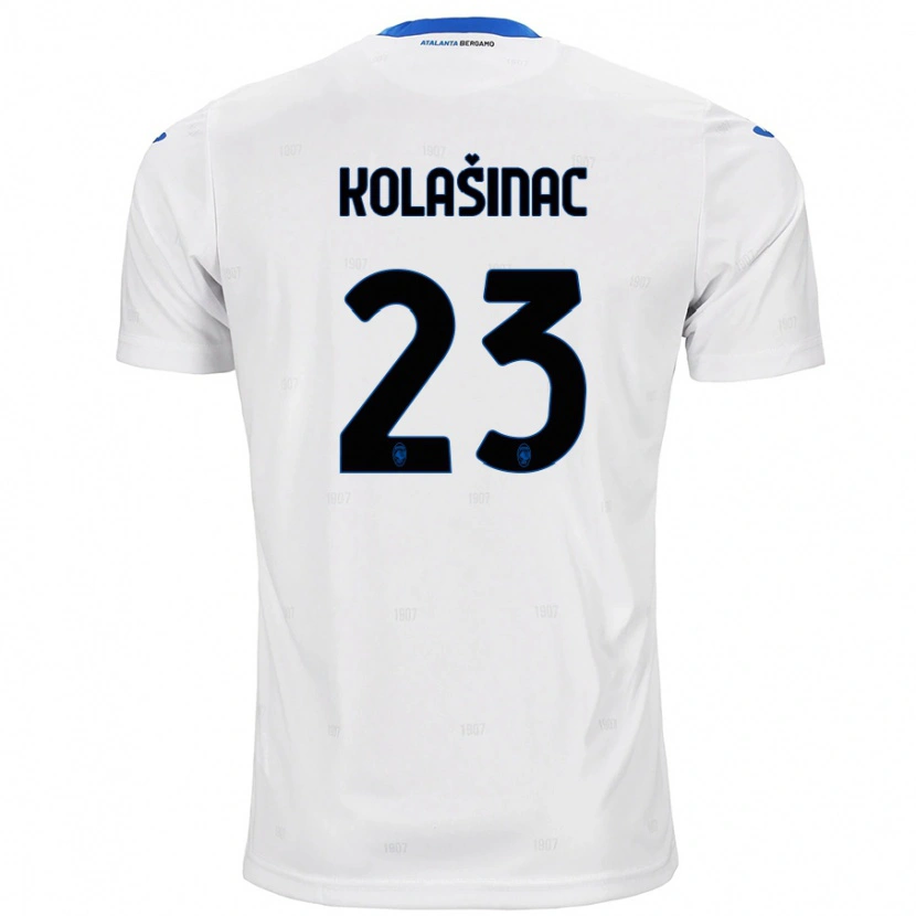 Danxen Barn Sead Kolasinac #23 Vit Bortatröja Matchtröjor 2024/25 Tröjor T-Tröja