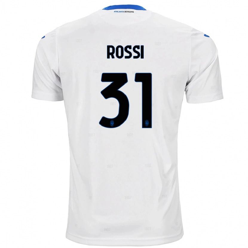 Danxen Barn Francesco Rossi #31 Vit Bortatröja Matchtröjor 2024/25 Tröjor T-Tröja