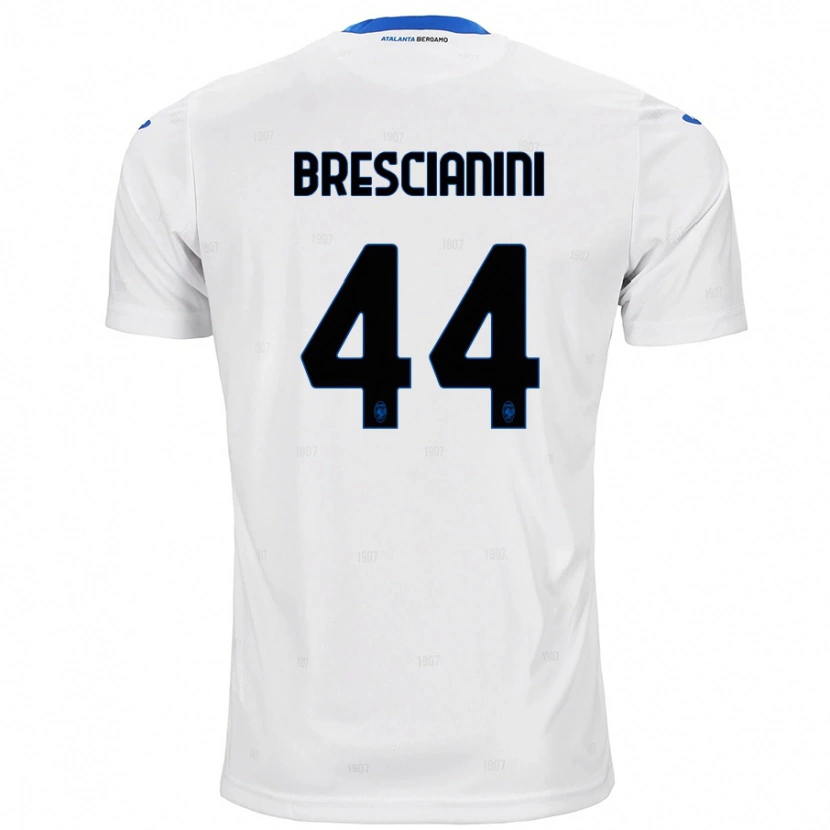 Danxen Barn Marco Brescianini #44 Vit Bortatröja Matchtröjor 2024/25 Tröjor T-Tröja