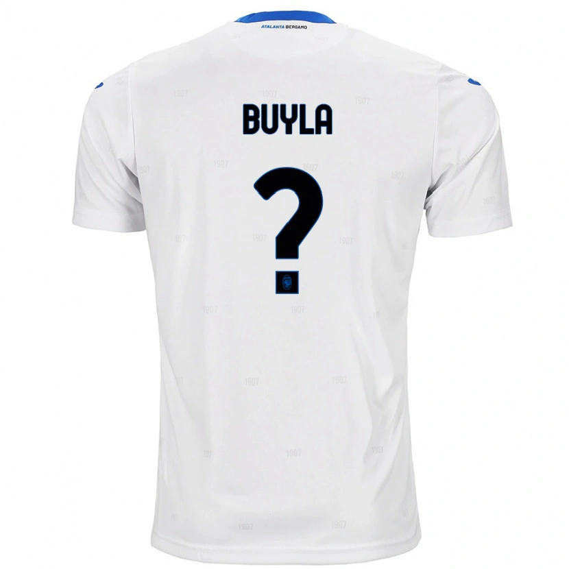 Danxen Barn Hugo Buyla #0 Vit Bortatröja Matchtröjor 2024/25 Tröjor T-Tröja