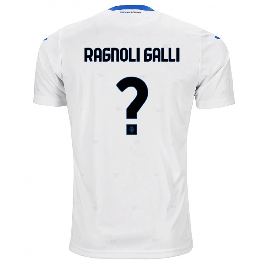 Danxen Barn Federico Ragnoli Galli #0 Vit Bortatröja Matchtröjor 2024/25 Tröjor T-Tröja