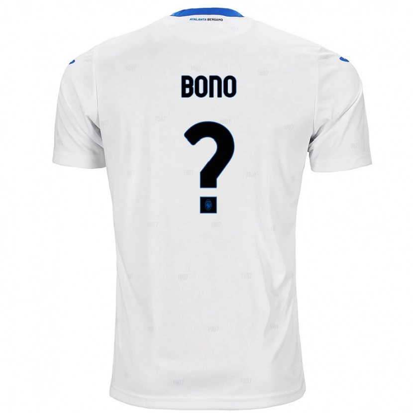 Danxen Barn Davide Bono #0 Vit Bortatröja Matchtröjor 2024/25 Tröjor T-Tröja