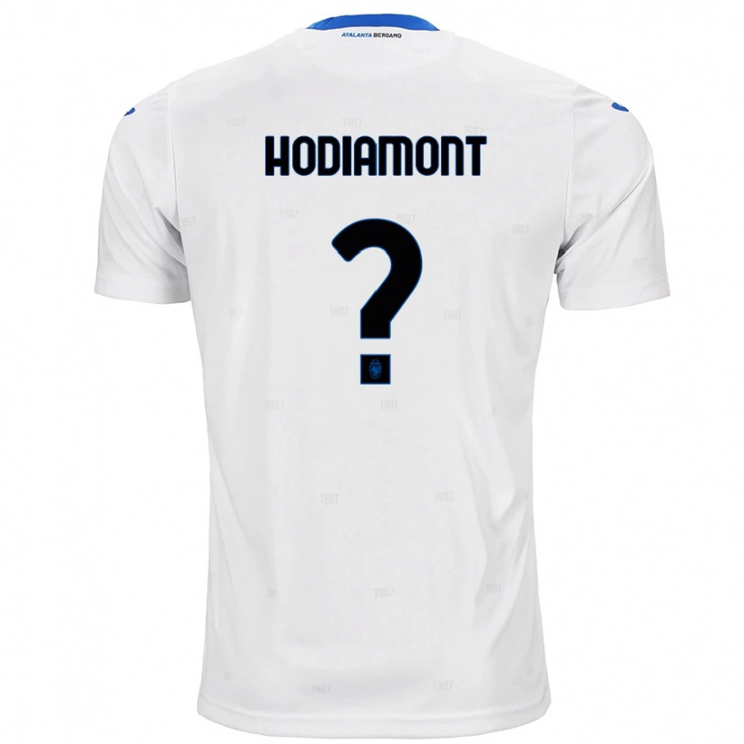 Danxen Barn Lyam Hodiamont #0 Vit Bortatröja Matchtröjor 2024/25 Tröjor T-Tröja